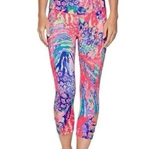 Lilly Pulitzer Small Cropped Legging Rainbow Soleil